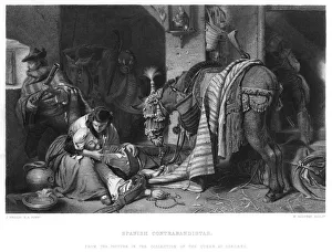 W Ridgway Prints: Spanish Contrabandistas, c1860s. Artist: W Ridgway