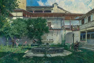 Spanish Courtyard, 1871