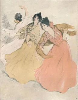 Spanish Dancers, c1875-1903, (1903). Artist: Allan Osterlind Spanish Dancers, c1875-1903, (1903). Artist: Allan Osterlind