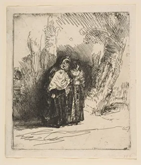 Gipsy Gallery: The Spanish Gipsy 'Preciosa', ca. 1642. Creator: Rembrandt Harmensz van Rijn