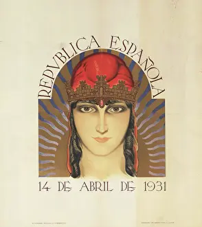 Civil War Prints: Spanish RepublicApril 14th. 1931. Creator: Dubon, Luis (1892-1953)