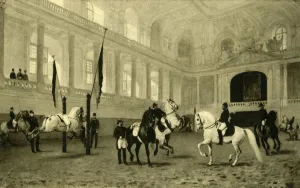 Muller Prints: The Spanish Riding School, Vienna, Austria, c1935. Creator: Unknown