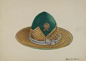 Insignia Collection: Spanish Southwest: Hat, c. 1937. Creator: Marius Hansen