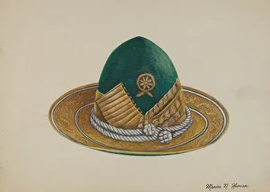 Insignia Collection: Spanish Southwest: Hat, c. 1937. Creator: Marius Hansen