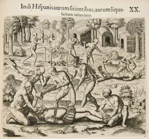 Columbus Prints: Because the Spanish thirst for gold