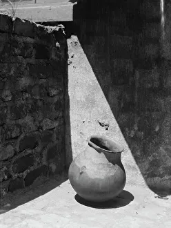 Water Jar Prints: Spanish water jar, New Orleans, between 1920 and 1926. Creator: Arnold Genthe