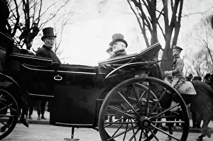 Inauguration Prints: Speaker Clark and Vice Pres't. Marshall, 1913. Creator: Bain News Service