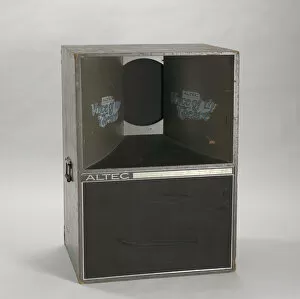 Audio Equipment Gallery: Speaker used as part of a DJ setup, 1970s. Creator: Altec Lansing