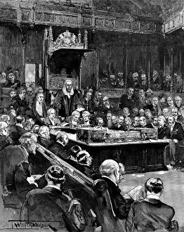 P Naumann Prints: The Speaker's Farewell to the House of Commons
