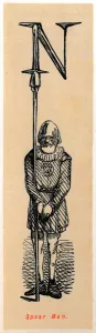 The Comic History Of England Gallery: Spear Man, . Artist: John Leech