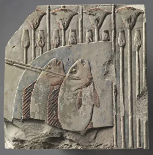 Spearing Fish, c. 667-647 BC. Creator: Unknown