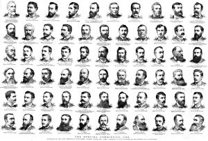 The Special Commission, 1888; Portraits of the Irish Members of Parliament against whom the 'Times Creator