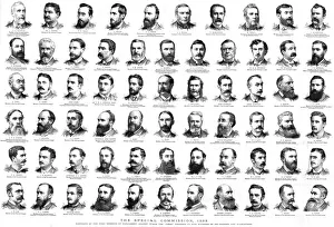 The Special Commission, 1888;Portraits of the Irish Members of Parliament against whom the Times Creator: Unknown