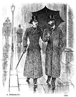 Umbrella Prints: A Speciality, 1882 (1891). Artist: George du Maurier