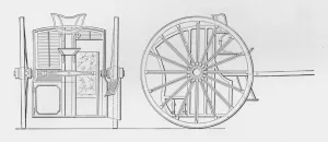 Henry Duff Prints: Specification Drawings for Hansoms Cab