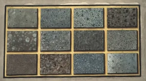 Polished Collection: Specimen of the lavas of Vesuvius polished, 1776
