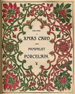 Christmas Card Gallery: Specimen of Xmas Card and Pamphlet Porcelain - James Spicer & Sons, Ltd. 1910