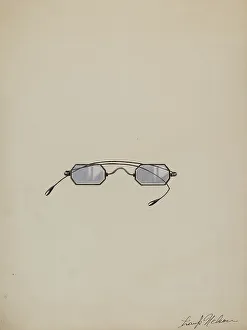 Frank Nelson Prints: Spectacles, c. 1936. Creator: Frank Nelson