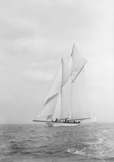 Sailing Yacht Collection: The spectacular 338-ton Big Class schooner Westward, 1926. Creator: Kirk & Sons of Cowes