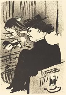 Toulouse Lautrec Henri De Gallery: A Spectator (Une spectatrice), 1893. Creator: Henri de Toulouse-Lautrec