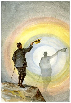 Boater Gallery: The spectre and circular rainbow, 1898.Artist: FA Brockhaus