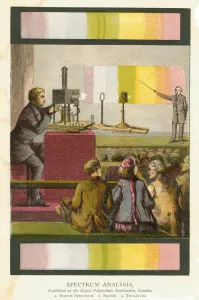Lecture Theatre Prints: Spectrum analysis, 1873