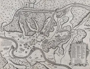 Speculum Romanae Magnificentiae: Ancient Rome and its Hills, from the West, 1573. 1573