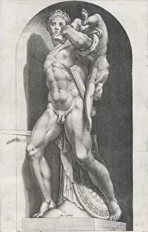 Cornelis Cort Gallery: Speculum Romanae Magnificentiae: Atreus Farnese, 1574. 1574. Creator: Anon
