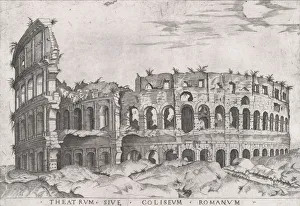 Colosseum Gallery: Speculum Romanae Magnificentiae: The Coloseum, 16th century. 16th century. Creator: Anon