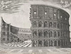 Images Dated 28th September 2020: Speculum Romanae Magnificentiae: The Colosseum, 1581. 1581