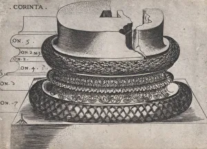 Speculum Romanae Magnificentiae: Corinthian base from the Lateran Baptistery, Rome, ca
