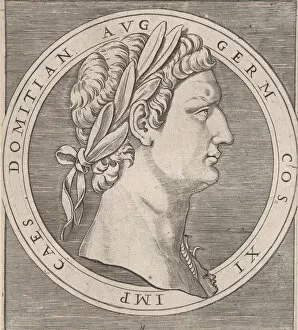 Images Dated 28th September 2020: Speculum Romanae Magnificentiae: Domitian, from The Twelve Caesars, ca. 1500-1534. ca