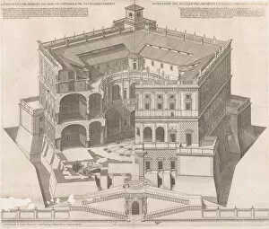 Images Dated 28th September 2020: Speculum Romanae Magnificentiae: Farnese Palace, 16th century. 16th century