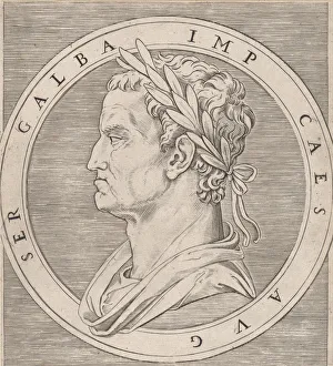 Second State Of Three Prints: Speculum Romanae Magnificentiae: Galba, from The Twelve Caesars, ca. 1500-1534. ca