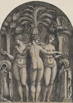 Graces Collection: Speculum Romanae Magnificentiae: The Three Graces, ca. 1500-1534. ca. 1500-1534