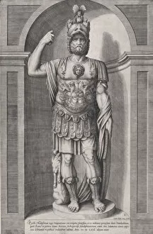 Images Dated 28th September 2020: Speculum Romanae Magnificentiae: King Pyrrhus, 1562. 1562. Creator: Jacob Bos