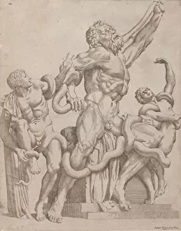 Sea Serpent Gallery: Speculum Romanae Magnificentiae: Laocoon, 1561. 1561. Creator: Sisto Badalocchio