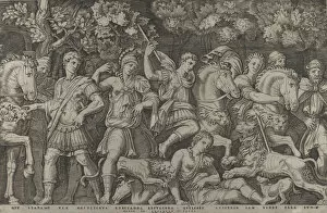 Salamanca Gallery: Speculum Romanae Magnificentiae: The Lion Hunt, ca. 1500-1534. ca. 1500-1534