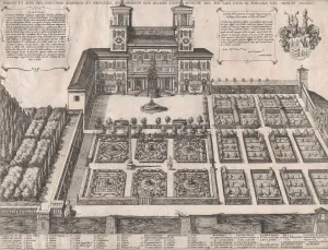 Speculum Romanae Magnificentiae: Monte Pincio Palace and Gardens, mid