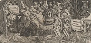 Speculum Romanae Magnificentiae: Naval Battle, 16th century. 16th century