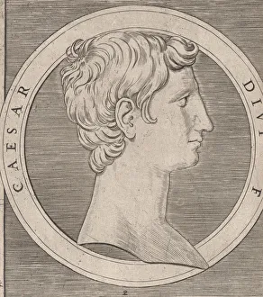 Speculum Romanae Magnificentiae: Octavian (Augustus), from The Twelve Caesars, ca... ca