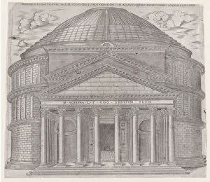 Speculum Romanae Magnificentiae: The Pantheon, 16th century., 16th century. Creator: Anon Speculum Romanae Magnificentiae: The Pantheon, 16th century., 16th century. Creator: Anon