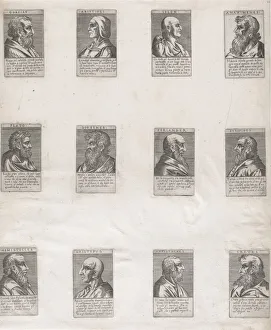 Speculum Romanae Magnificentiae: Portraits of the Ancient Philosophers, 16th century