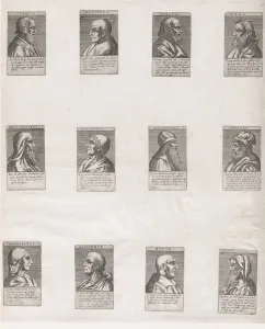 Speculum Romanae Magnificentiae: Portraits of the Ancient Philosophers, 16th century