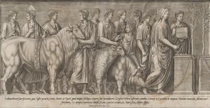 Speculum Romanae Magnificentiae: Sacrifice on the Campus Martius, 1553. 1553