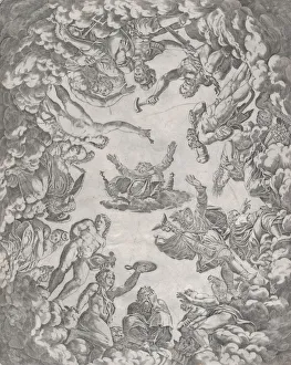 Speculum Romanae Magnificentiae: Sistine Frescoes, 16th century. 16th century Speculum Romanae Magnificentiae: Sistine Frescoes, 16th century. 16th century