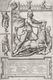 Speculum Romanae Magnificentiae: Statue of Mithras, 1564. 1564. Creator: Anon