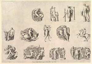 Battista Franco Gallery: Speculum Romanae Magnificentiae: Subjects after Antiqu... executed ca