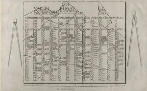 Speculum Romanae Magnificentiae: Tablet with Calendar from the Farnese Palace
