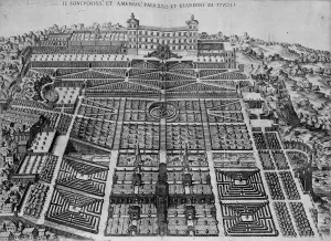 Speculum Romanae Magnificentiae: Tivoli Palace and Gardens, 1573. 1573